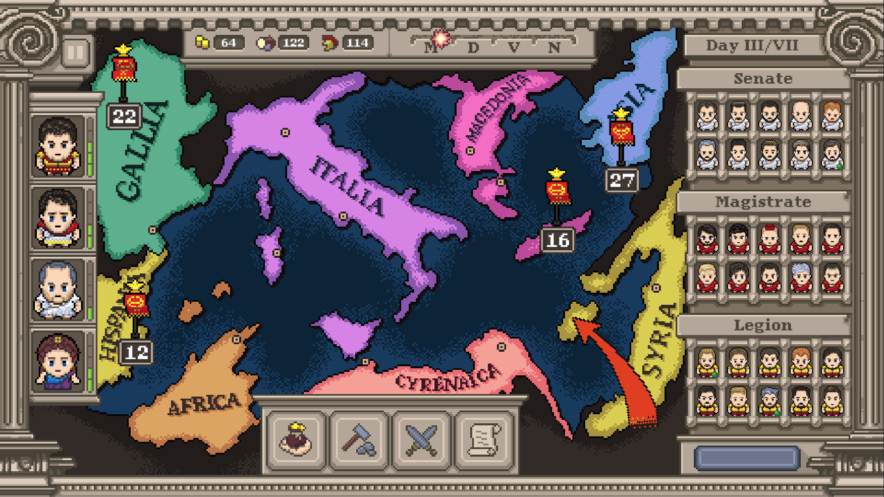 Скриншот: Long Live Caesar