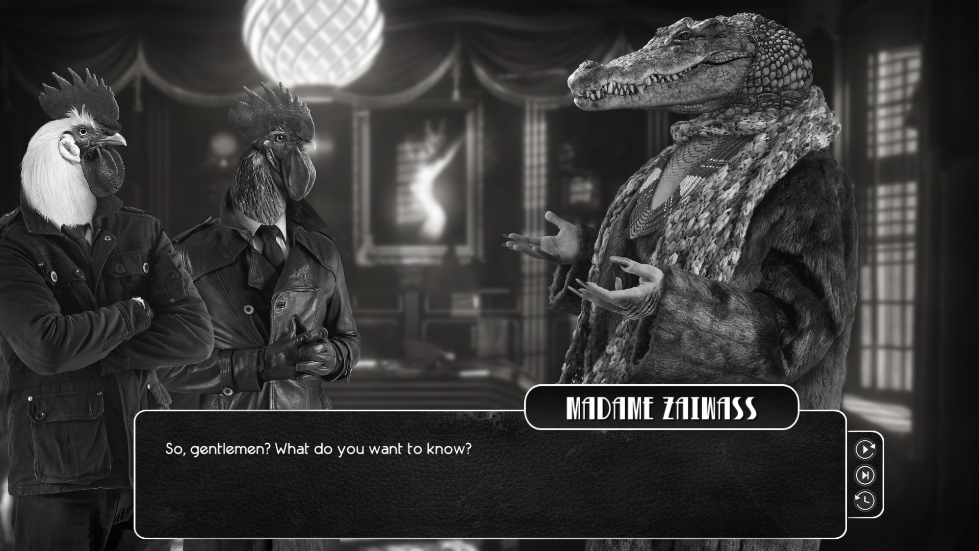 Скриншот: Chicken Police - Paint it RED!