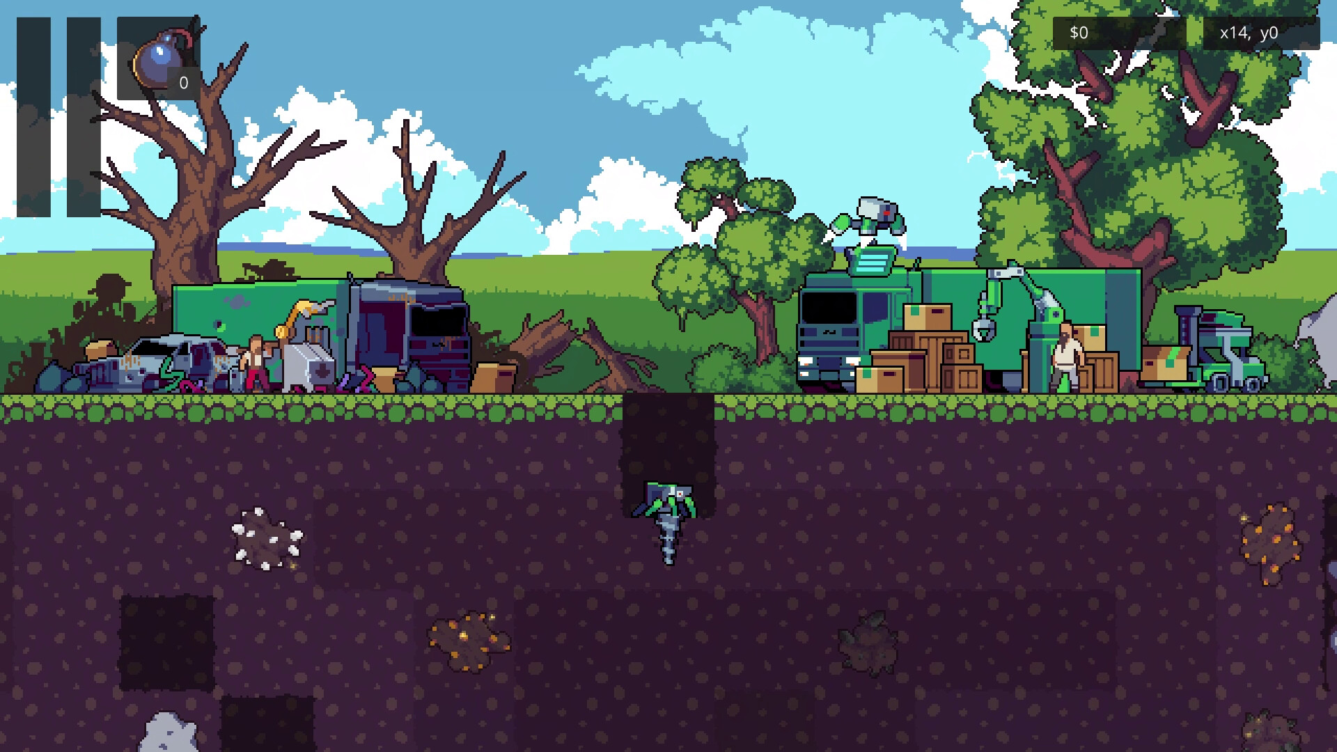 Скриншот: Mining Mechs