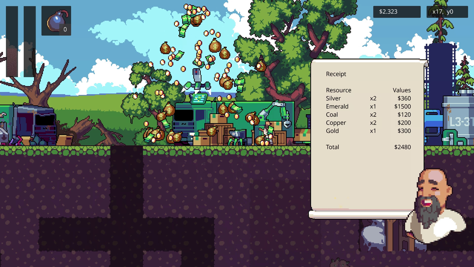 Скриншот: Mining Mechs