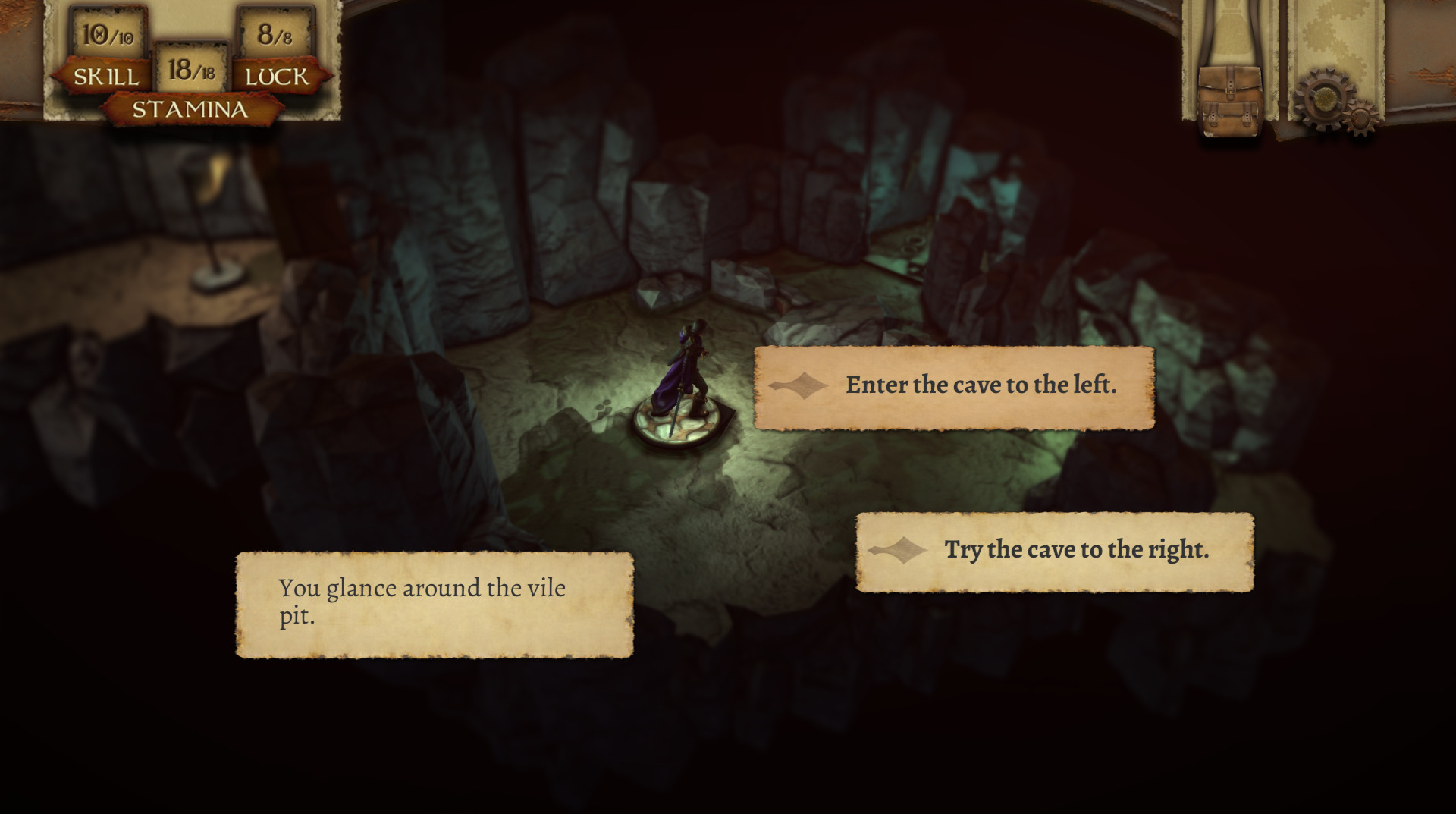 Скриншот: The Warlock of Firetop Mountain