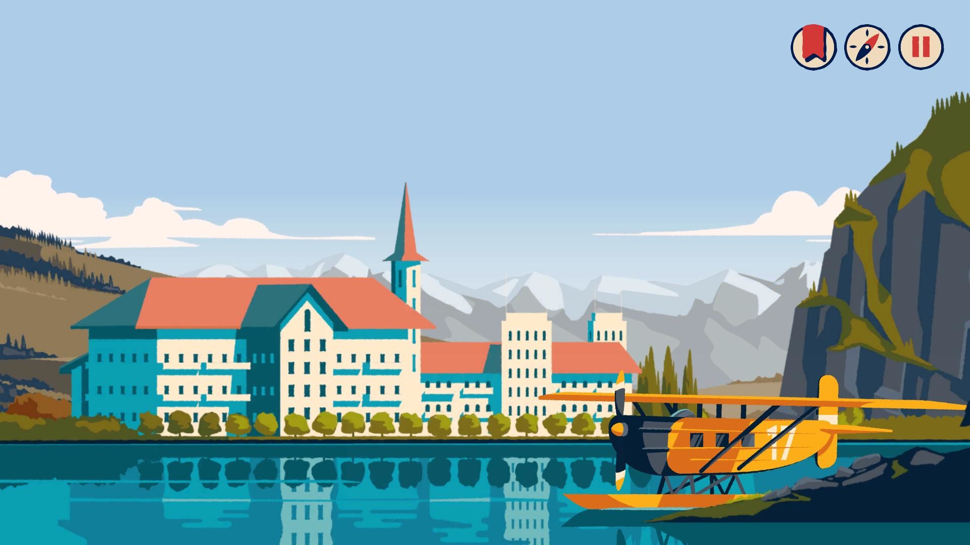 Скриншот: Over the Alps