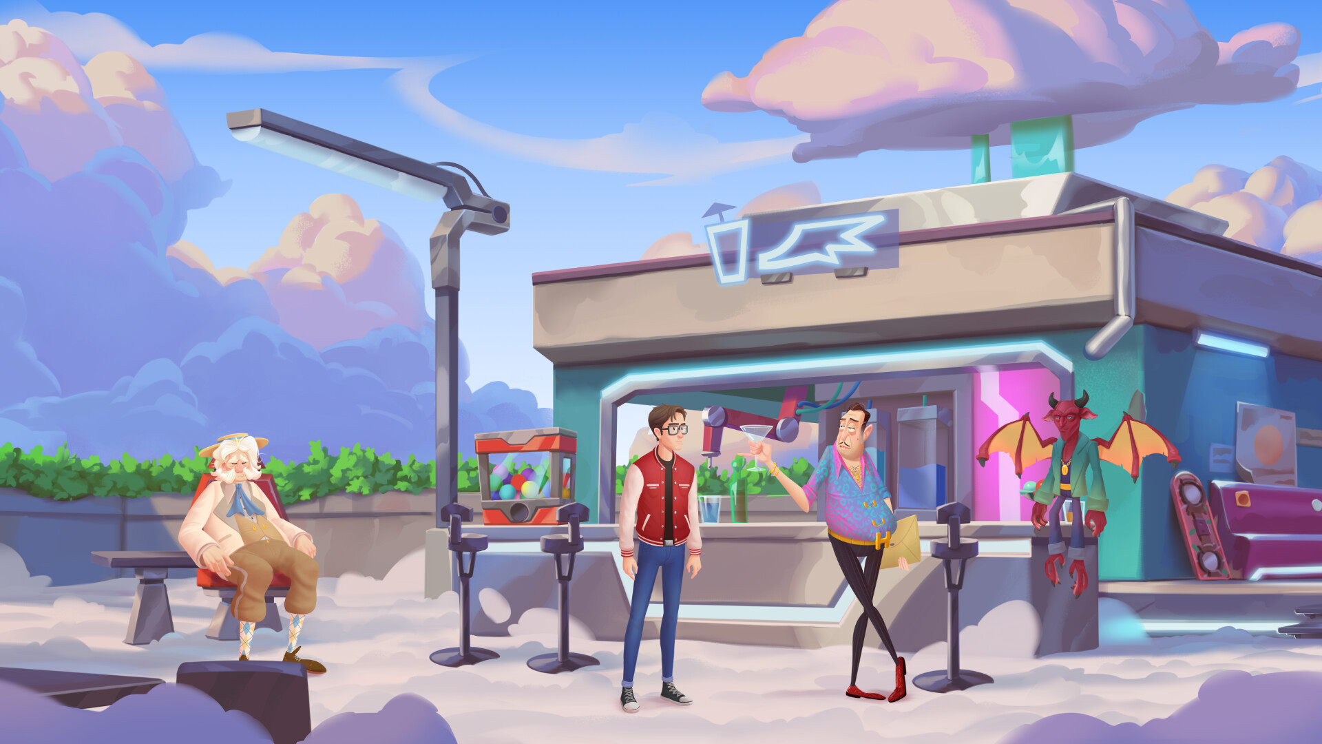 Скриншот: Angelo and Deemon 2: Too Hell of a Quest