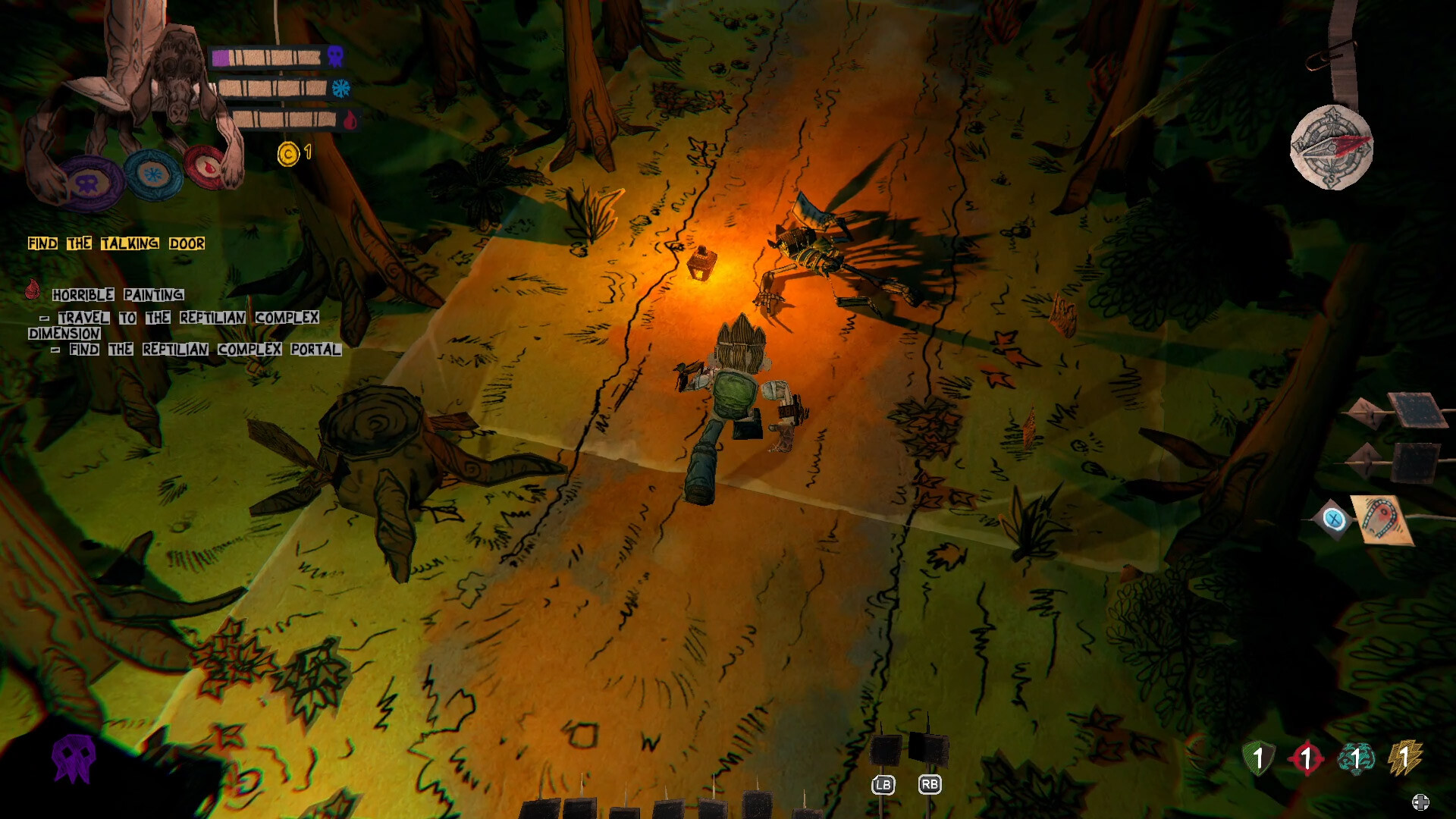 Скриншот: Paper Cut Mansion