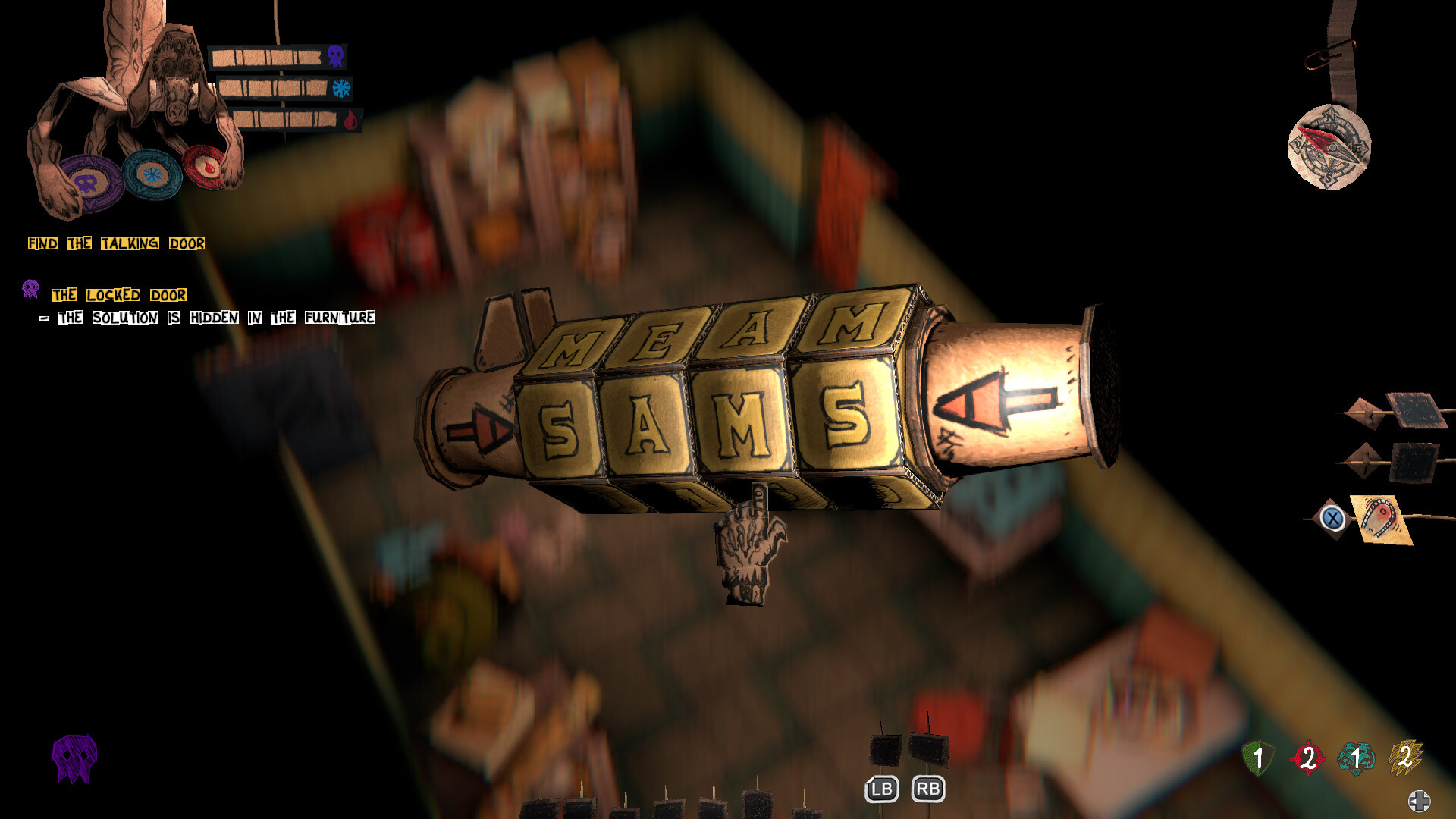 Скриншот: Paper Cut Mansion