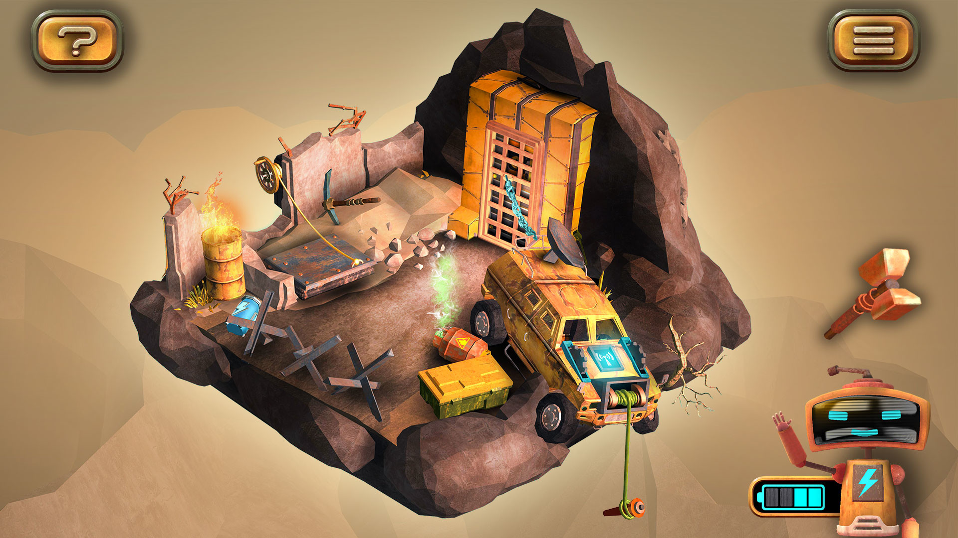 Скриншот: Tiny Robots Recharged