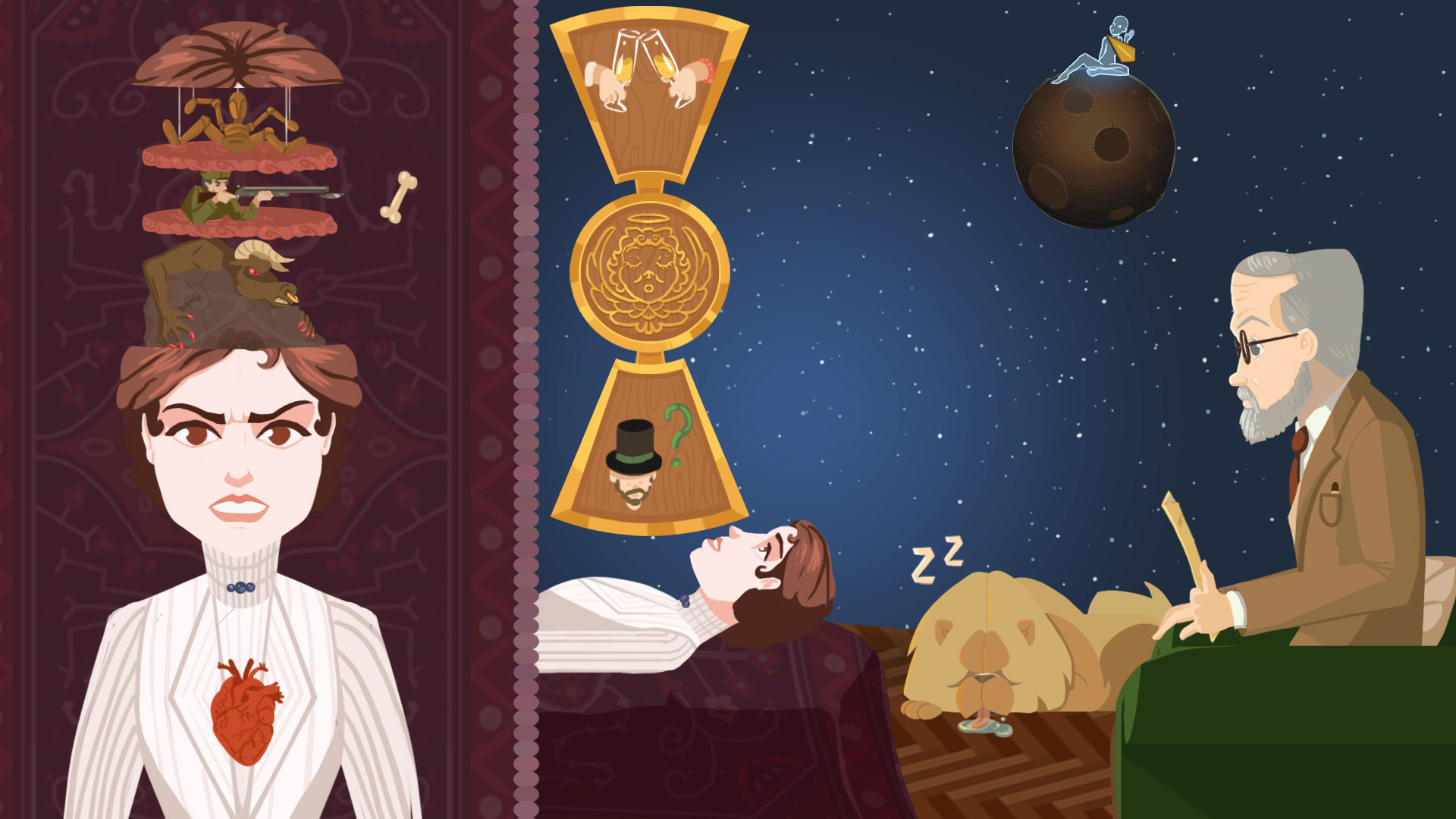 Скриншот: Freud's Bones-the game