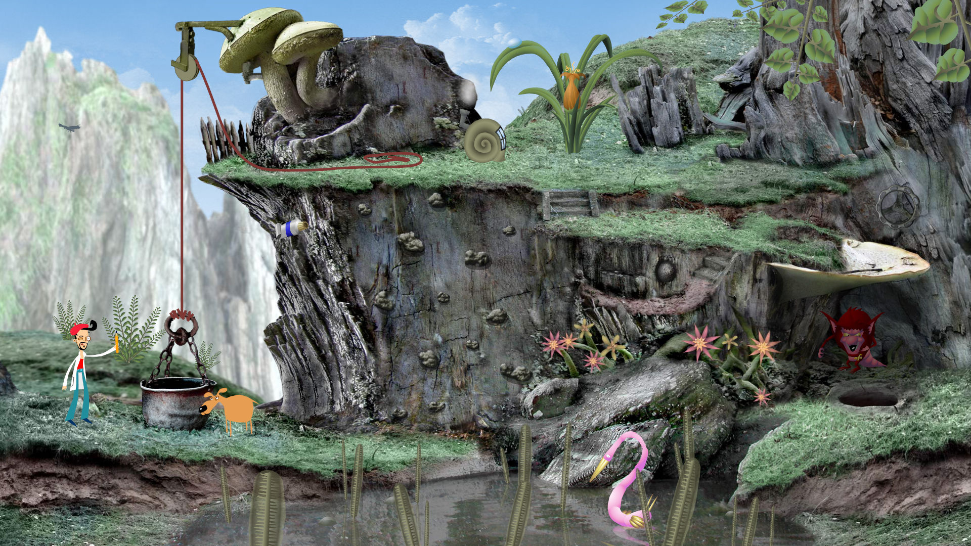 Скриншот: Axel & Pixel