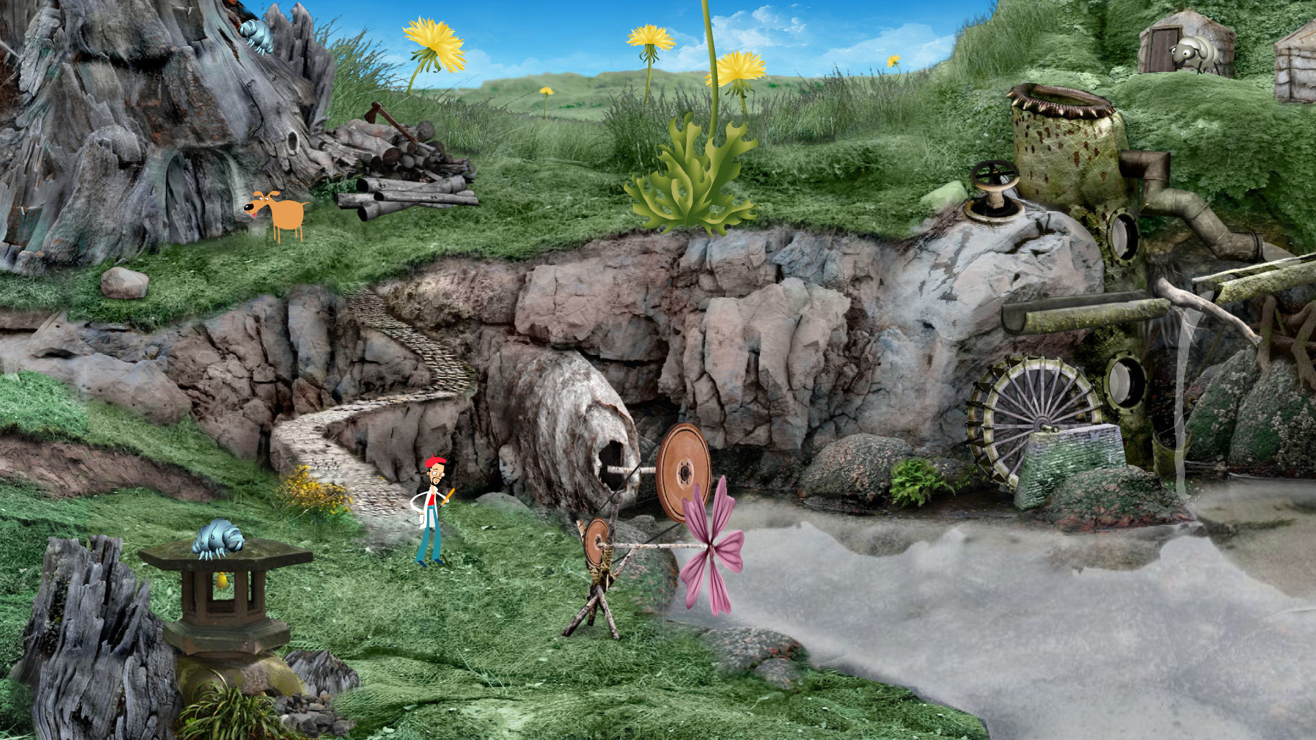 Скриншот: Axel & Pixel