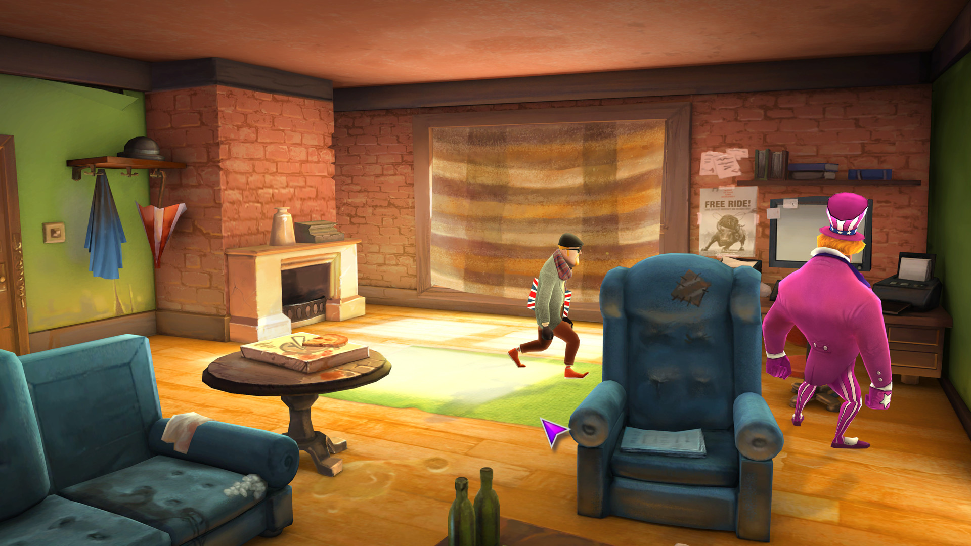 Скриншот: Supreme League of Patriots Issue 1: A Patriot Is Born Demo