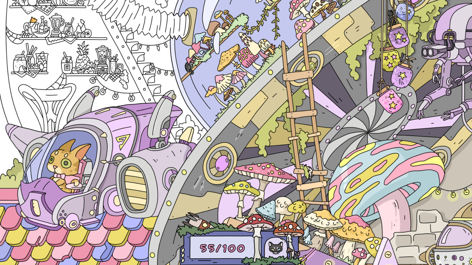 Скриншот: HIDDEN CATS 9: Aliens