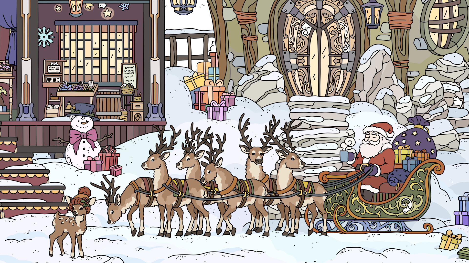 Скриншот: HIDDEN CATS 8: Happy New Year 🎄🥂🎅