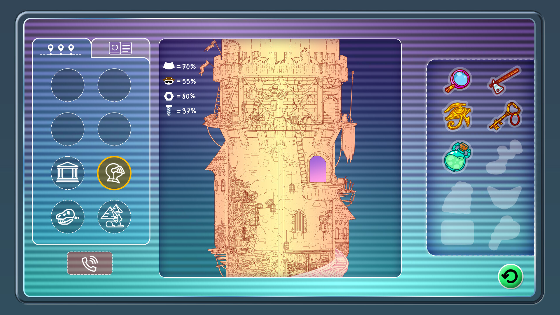 Скриншот: A Tower Full of Cats