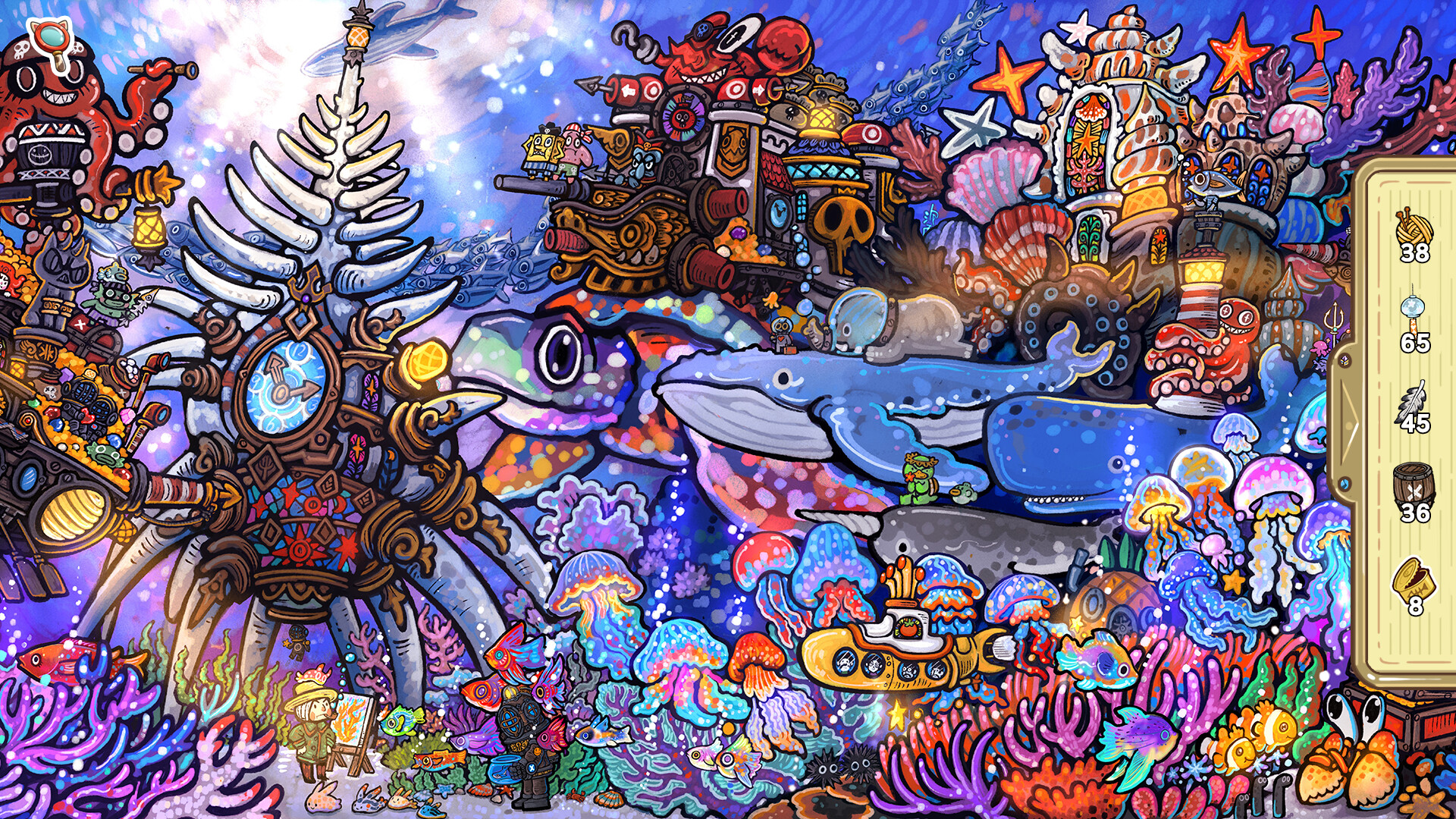 Скриншот: Whisker Wanderlust: The Wondrous Journey