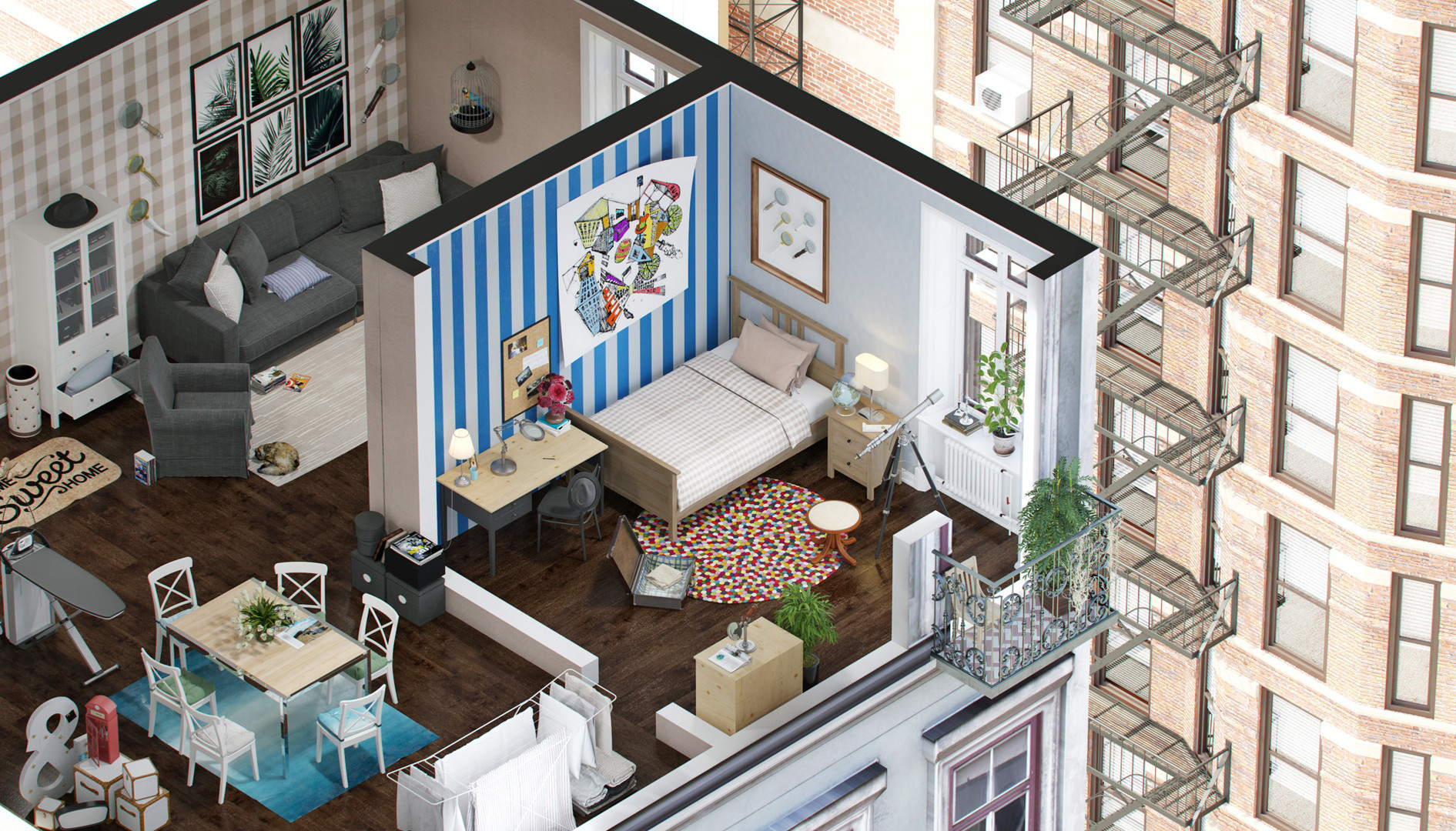 Скриншот: Little hidden city