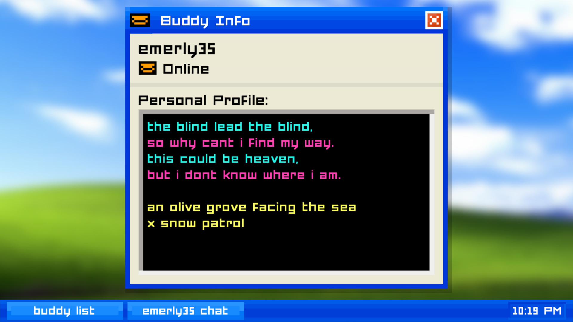 Скриншот: Emily is Away