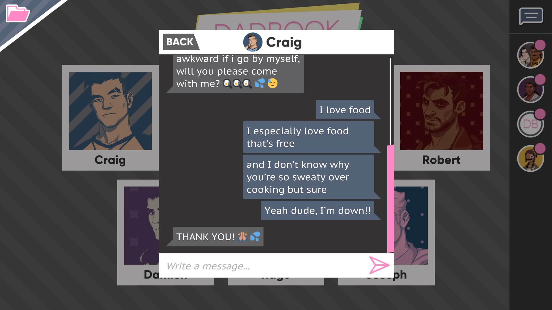 Скриншот: Dream Daddy: A Dad Dating Simulator