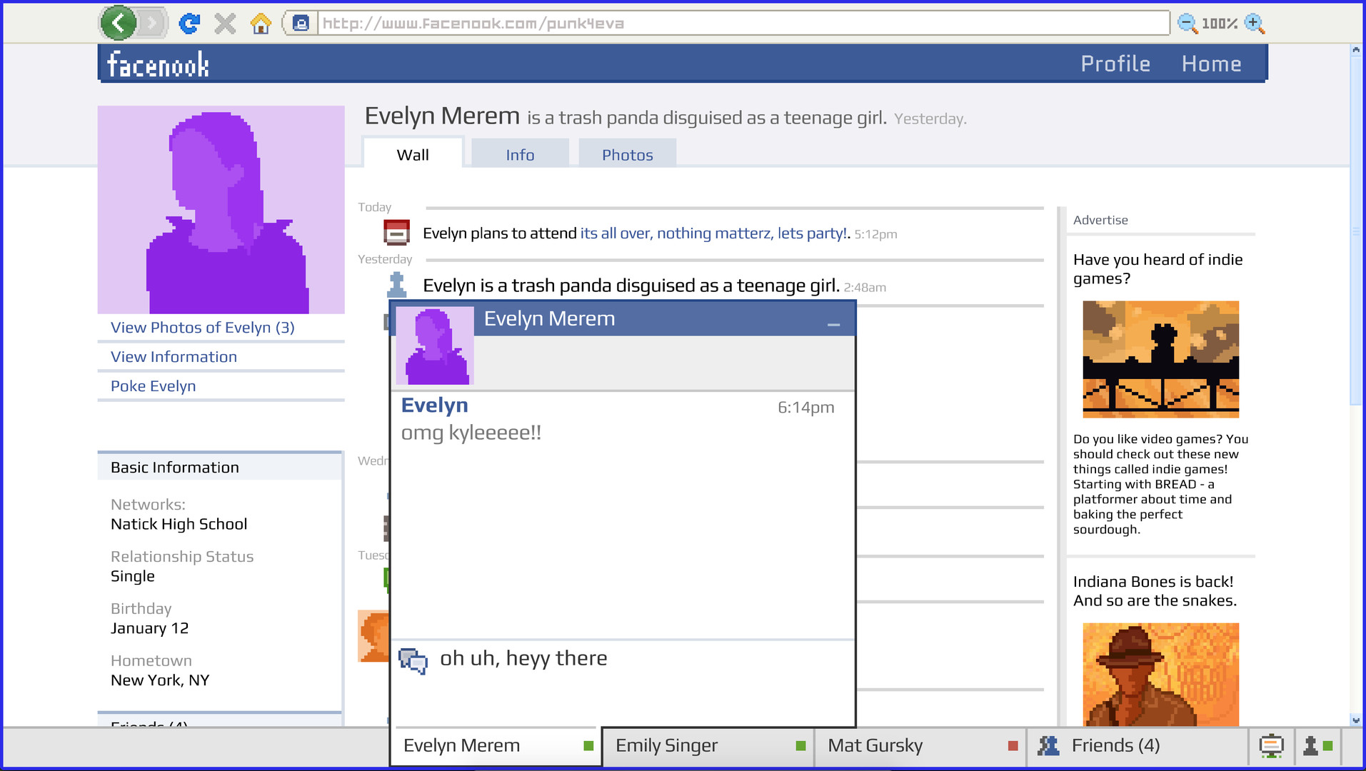 Скриншот: Emily is Away <3