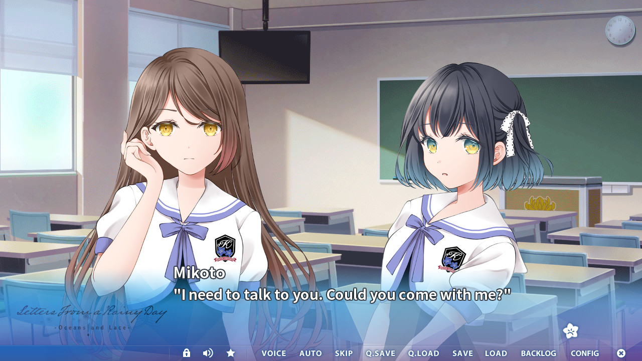 Скриншот: Letters From a Rainy Day -Oceans and Lace-