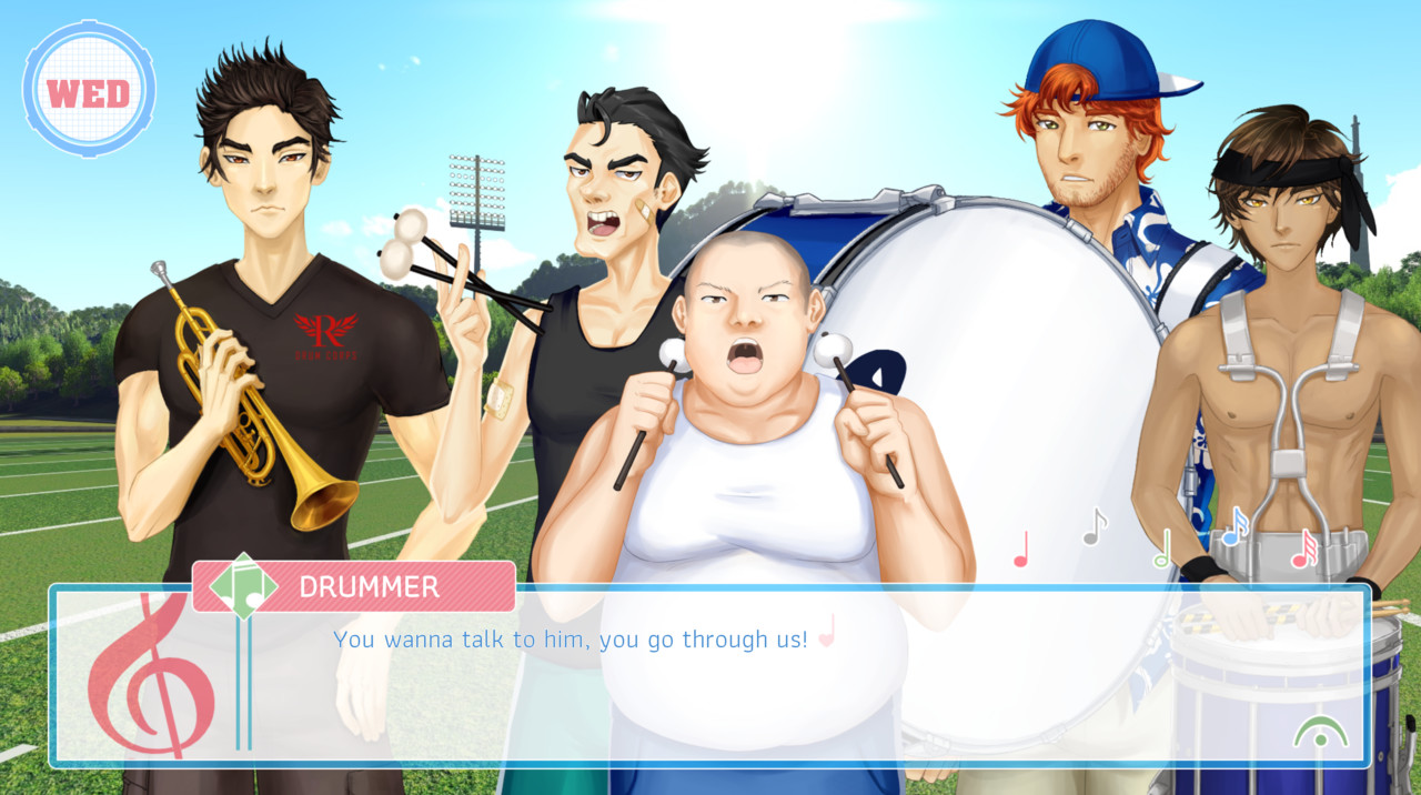 Скриншот: Band Camp Boyfriend