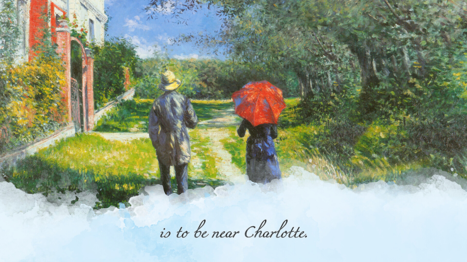 Скриншот: Painting Werther