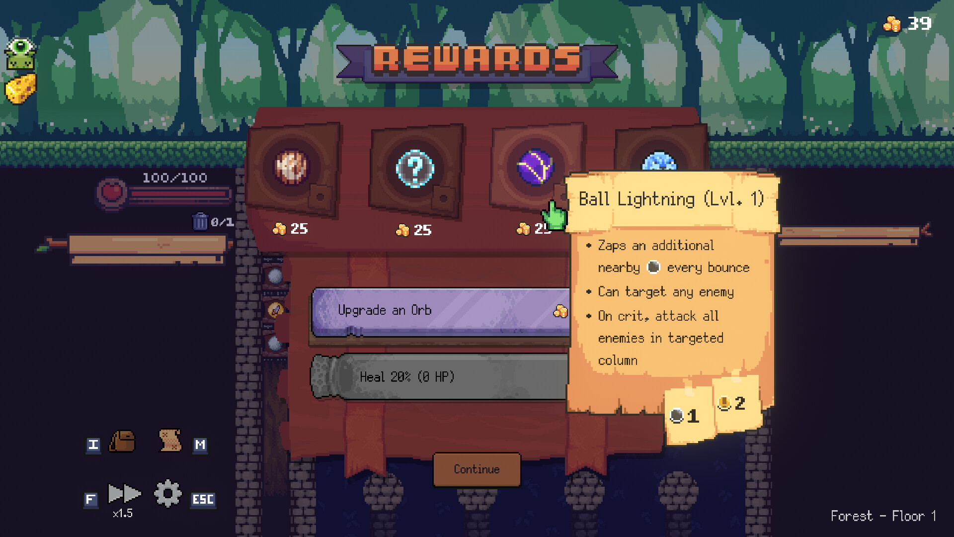 Скриншот: Peglin