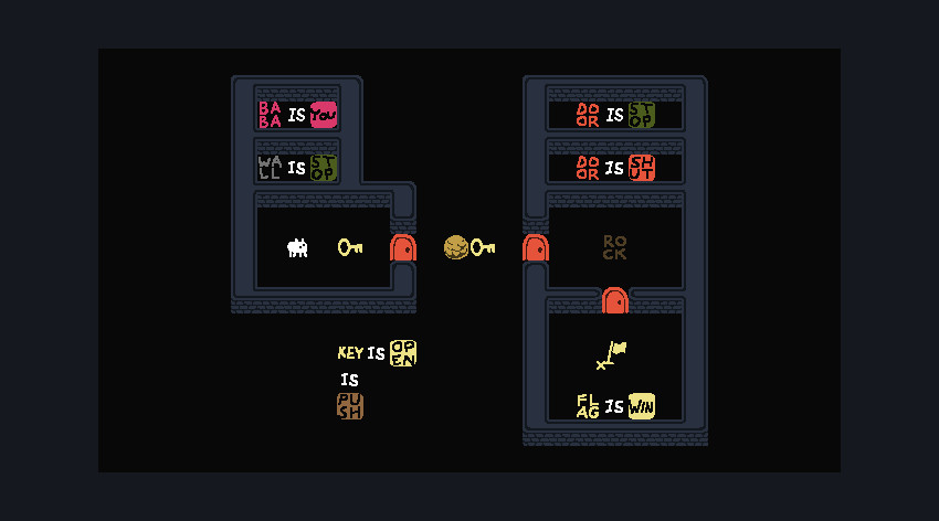 Скриншот: Baba Is You