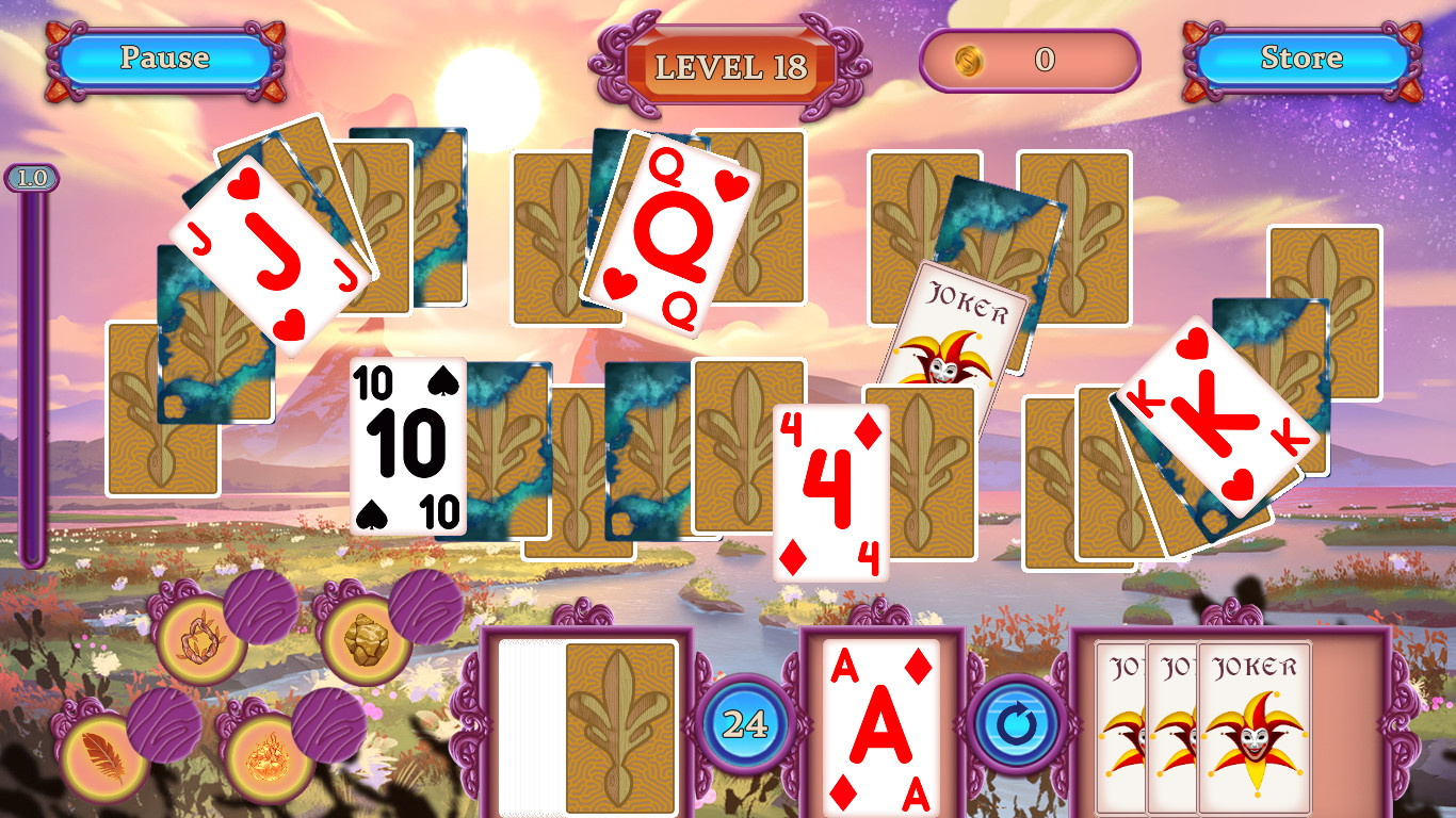 Скриншот: Endless Soul Light Solitaire