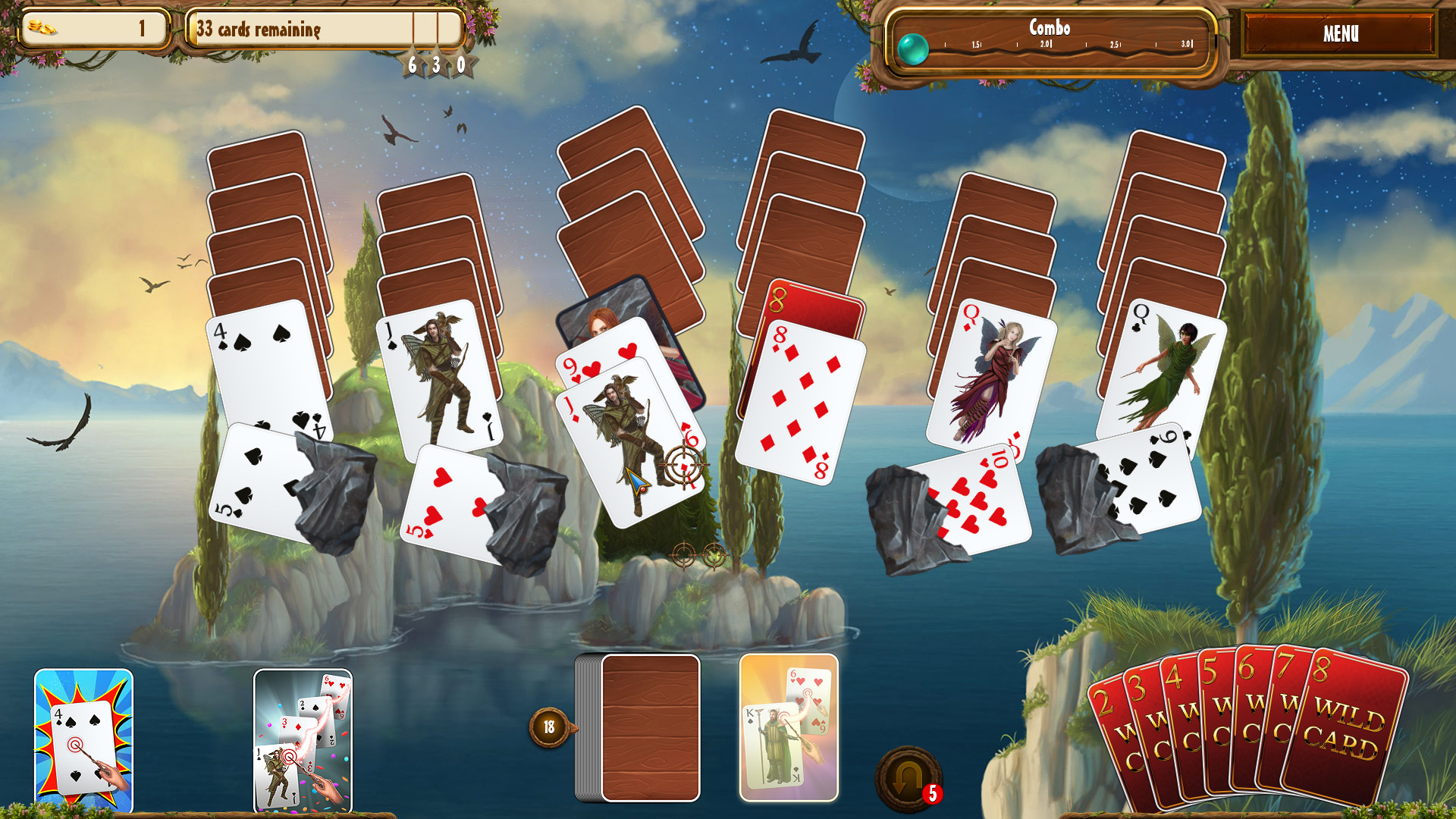 Скриншот 8: Fantasy Quest Solitaire