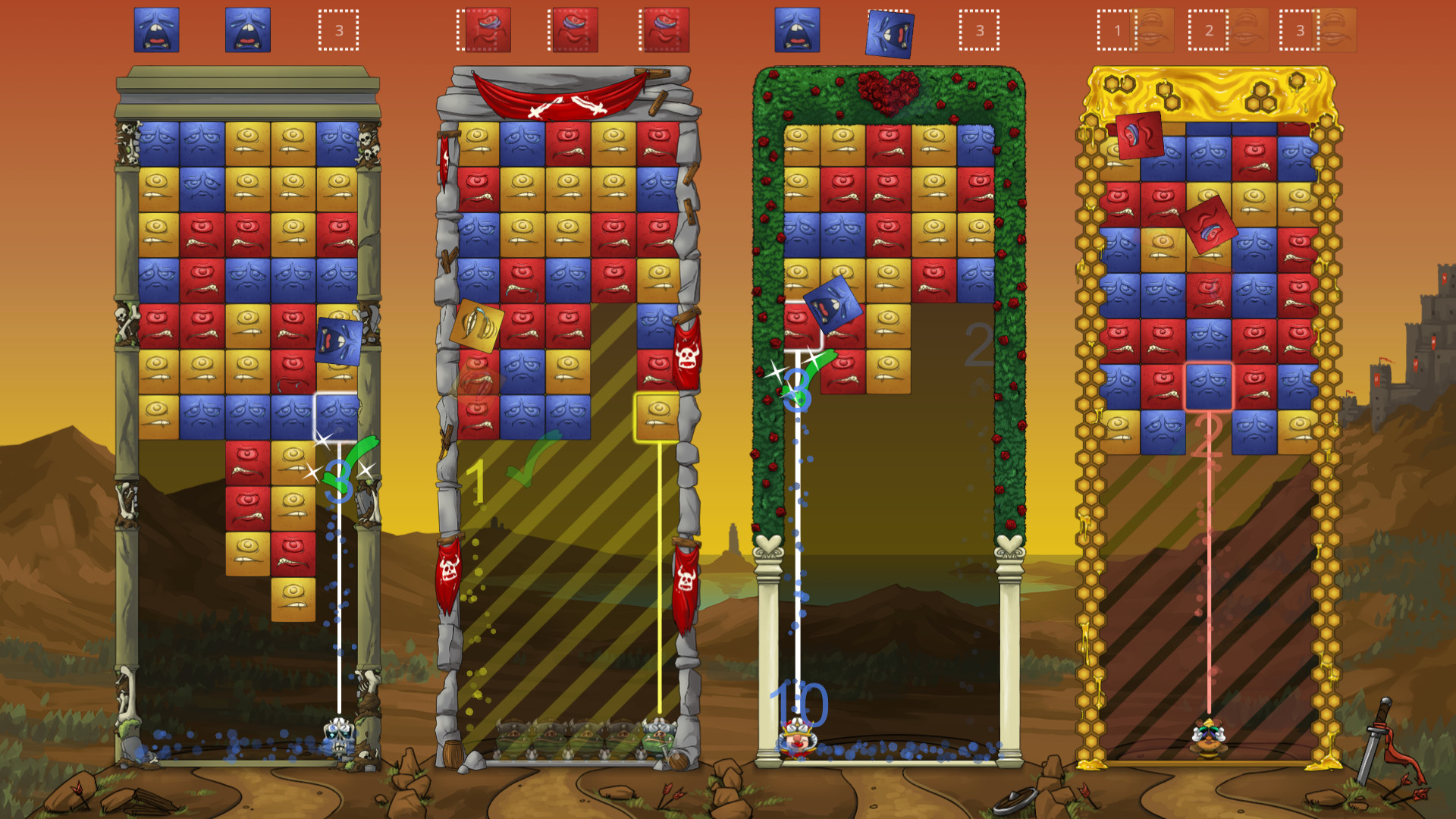 Скриншот: Tumblestone