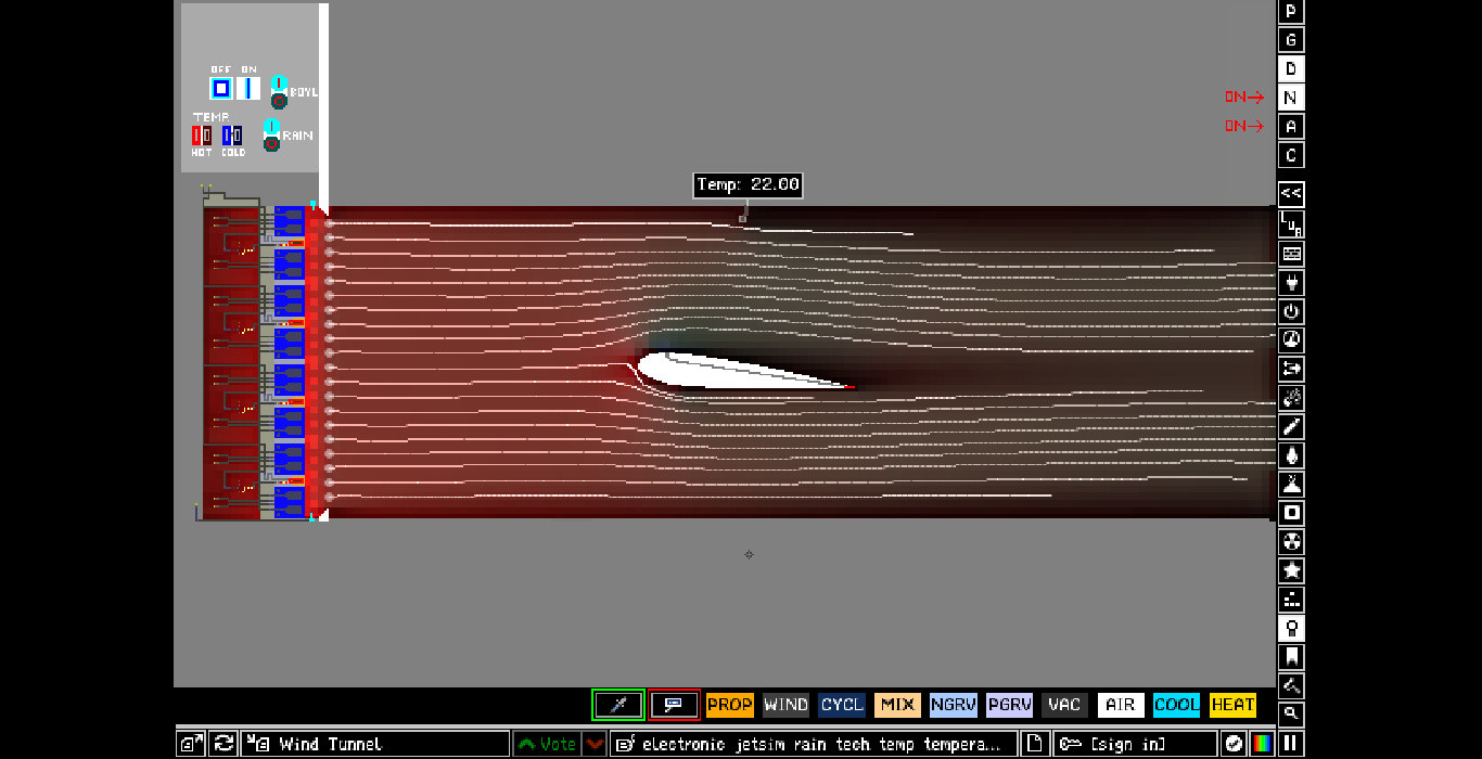 Скриншот: The Powder Toy