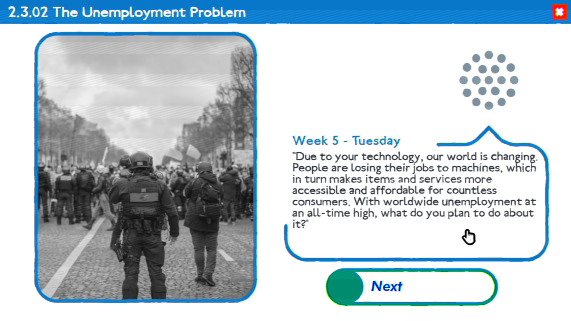 Скриншот: Trolley Problem, Inc.