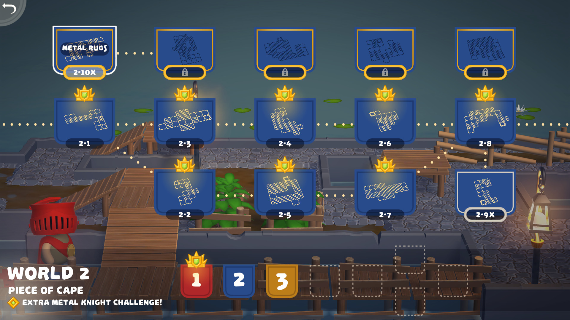 Скриншот: Puddle Knights