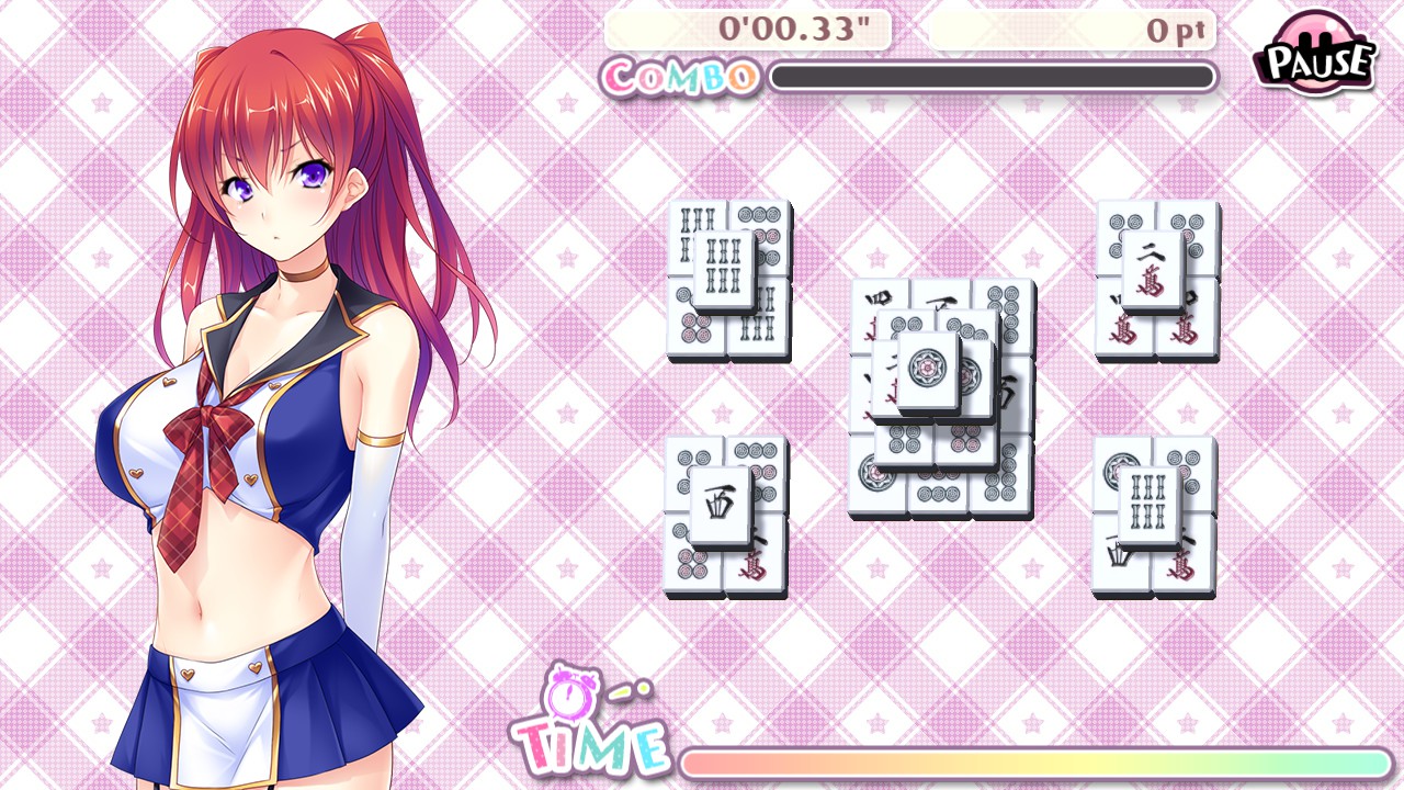 Скриншот: Delicious! Pretty Girls Mahjong Solitaire