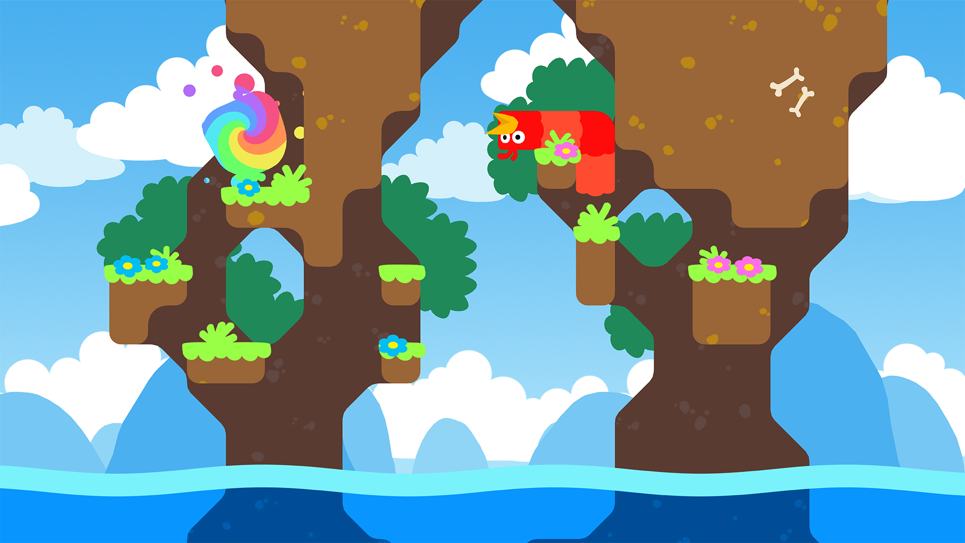 Скриншот 8: Snakebird Primer