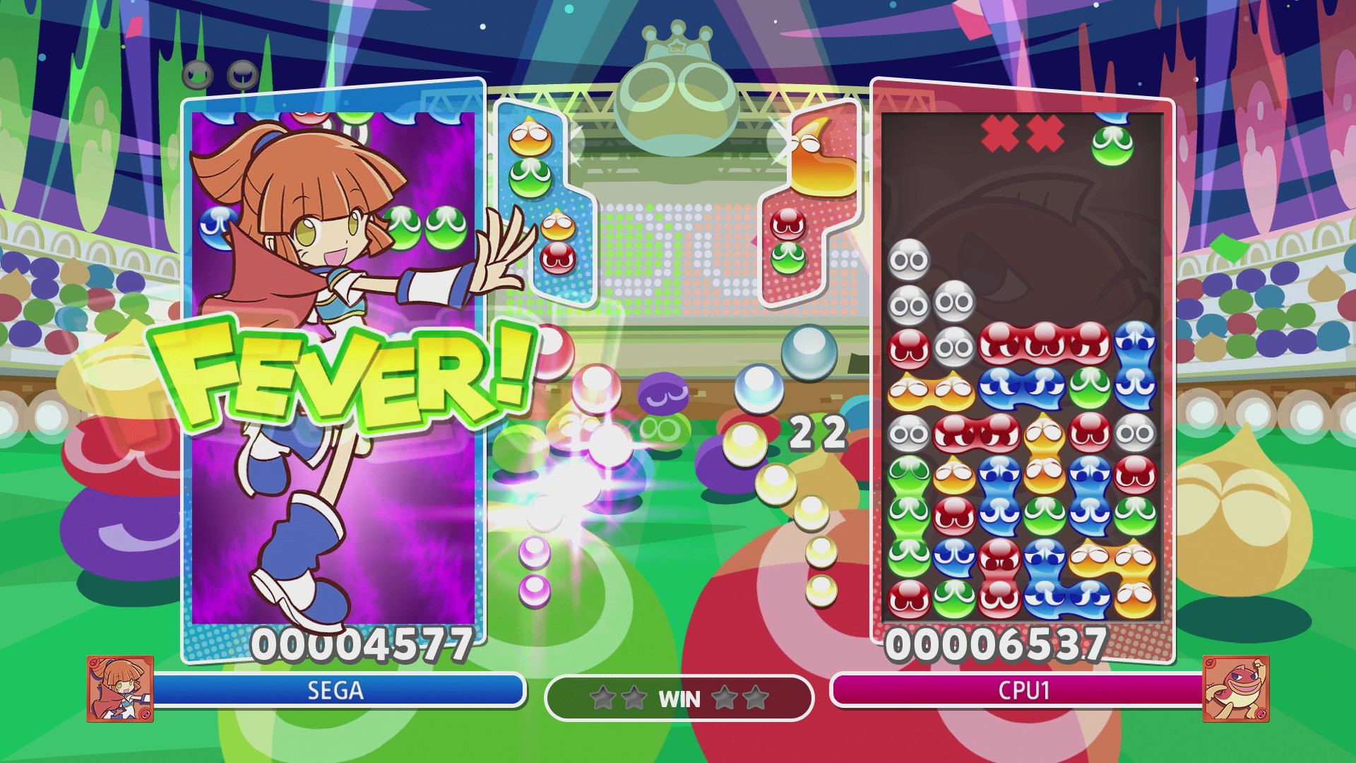 Скриншот: Puyo Puyo Champions