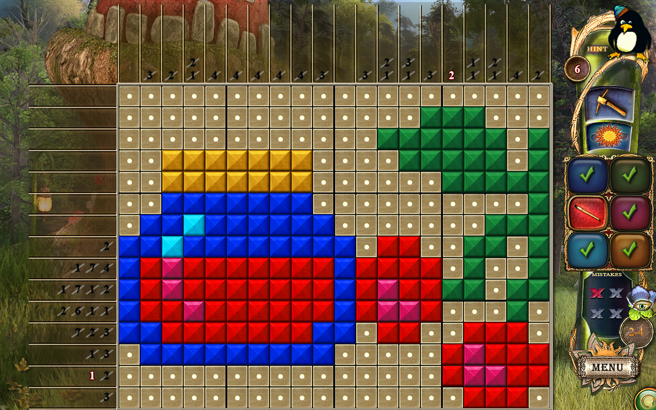 Скриншот: Fantasy Mosaics 23: Magic Forest
