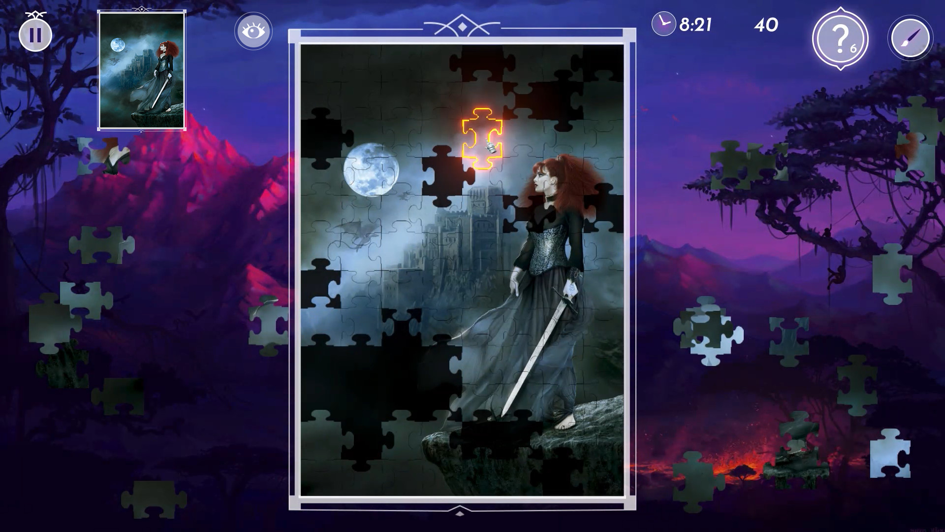 Скриншот: Dark Fantasy 2: Jigsaw Puzzle