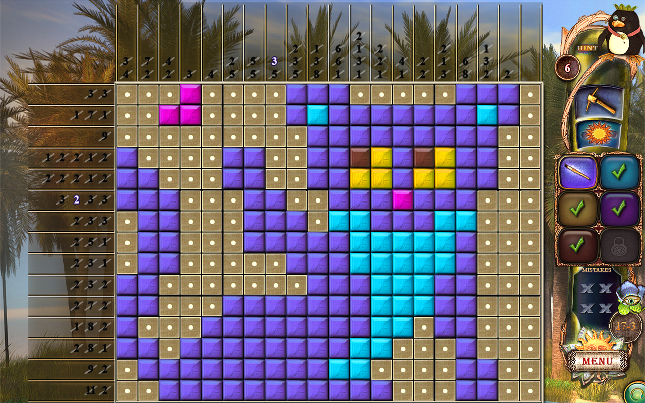 Скриншот: Fantasy Mosaics 18: Explore New Colors