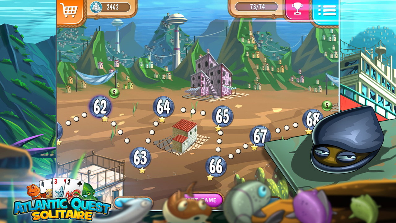 Скриншот: Atlantic Quest Solitaire