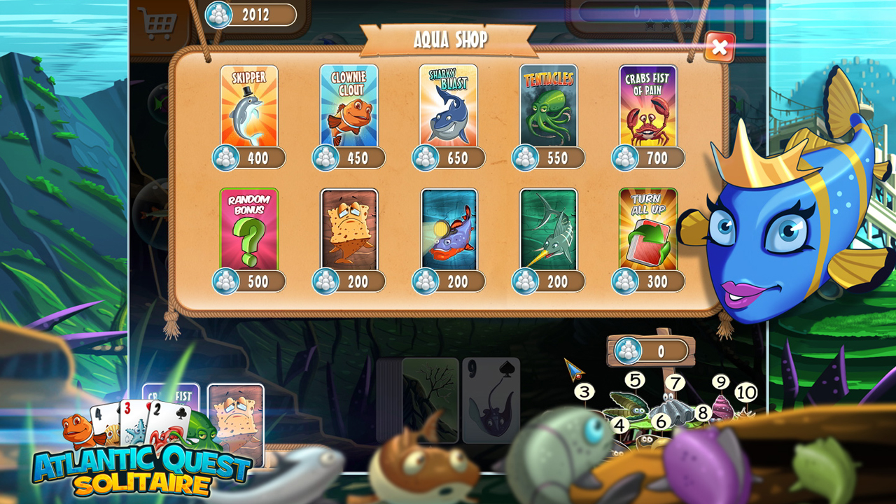 Скриншот: Atlantic Quest Solitaire