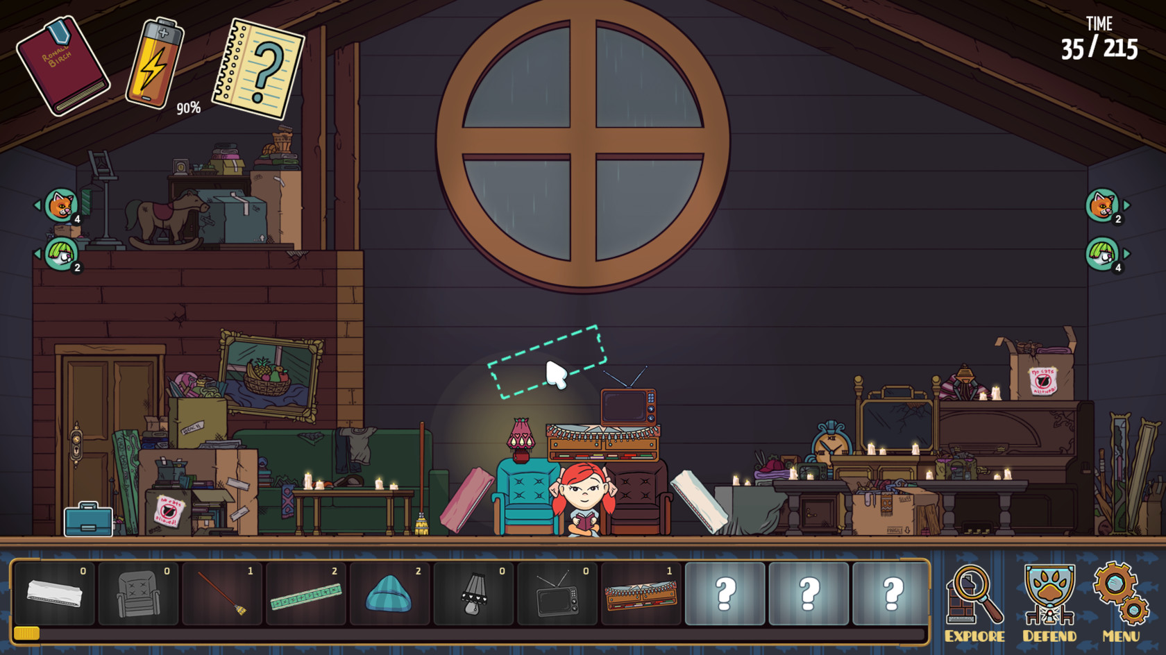 Скриншот: Fort Meow