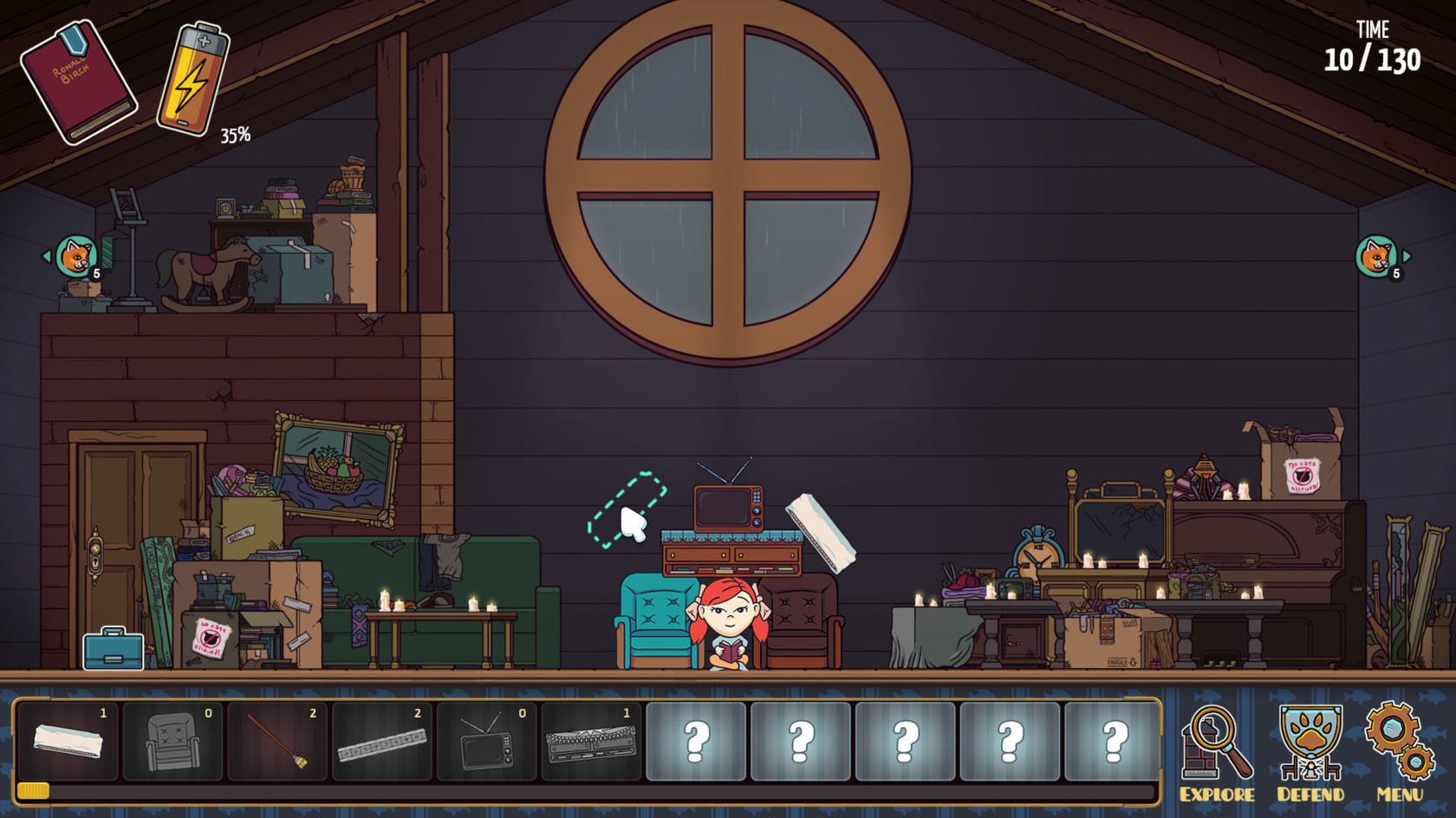 Скриншот: Fort Meow