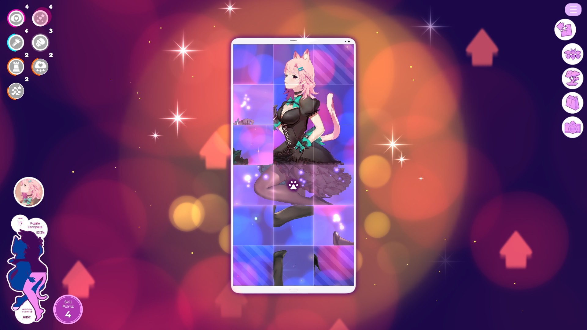 Скриншот 12: Mosaique Neko Waifus 2