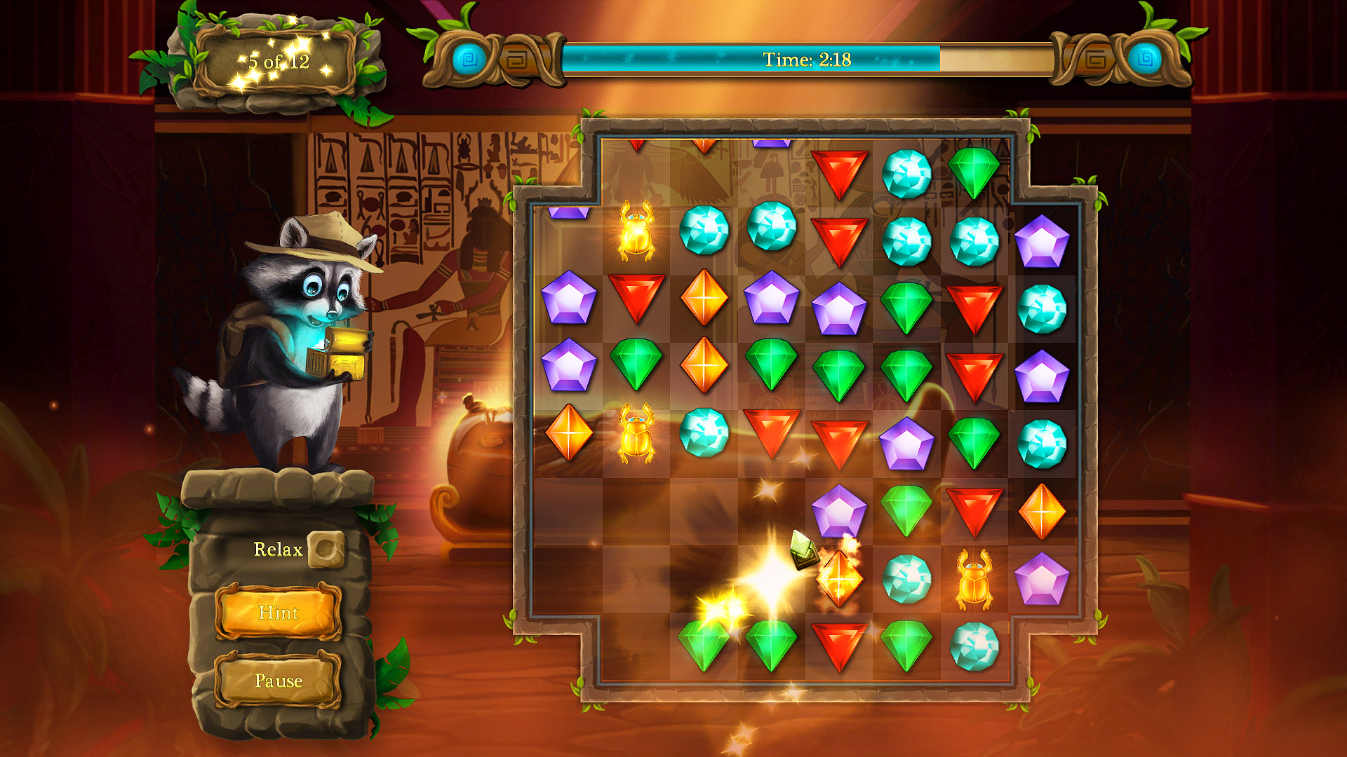 Скриншот: Ricky Raccoon 2 - Adventures in Egypt