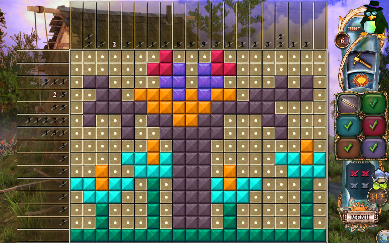 Скриншот: Fantasy Mosaics 25: Wedding Ceremony