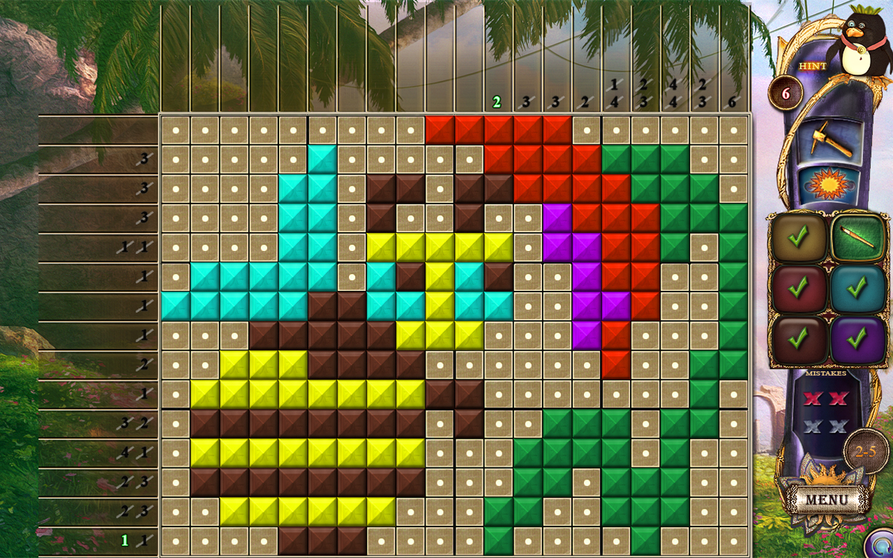 Скриншот: Fantasy Mosaics 17: New Palette