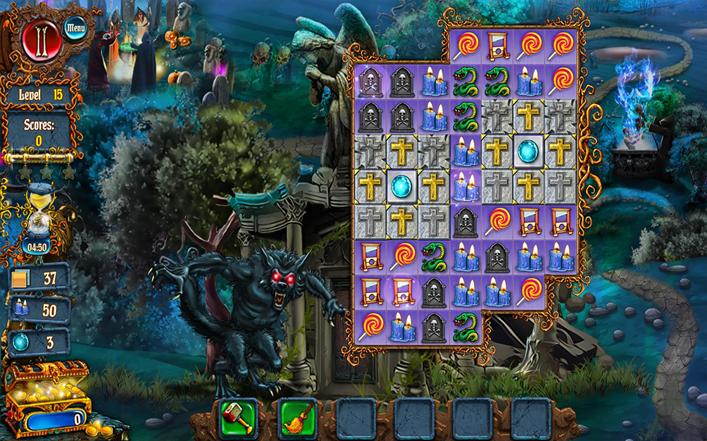 Скриншот: Save Halloween: City of Witches