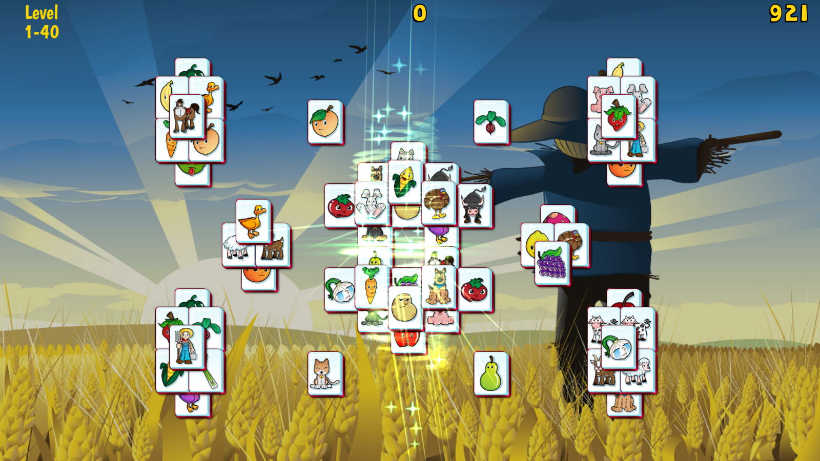 Скриншот 9: Barnyard Mahjong 3