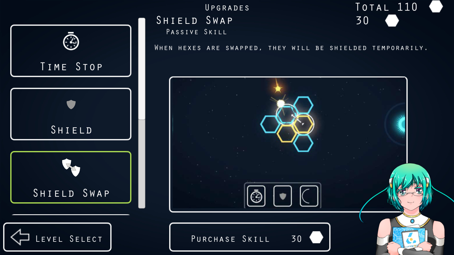 Скриншот: Lunaform